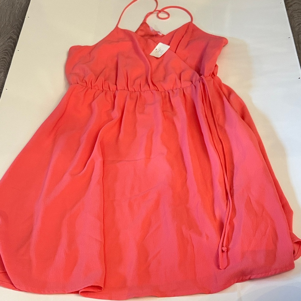 Vibrant Coral Dress